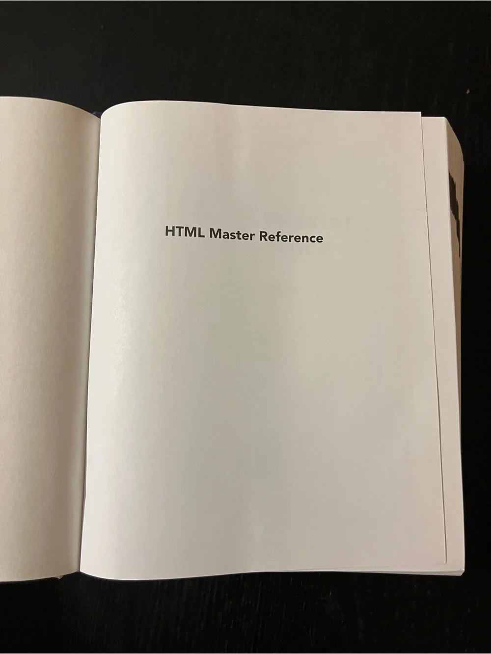 (Original $59.99) IDG Books HTML Master Reference Paperback Book CD 1999 ISBN 07